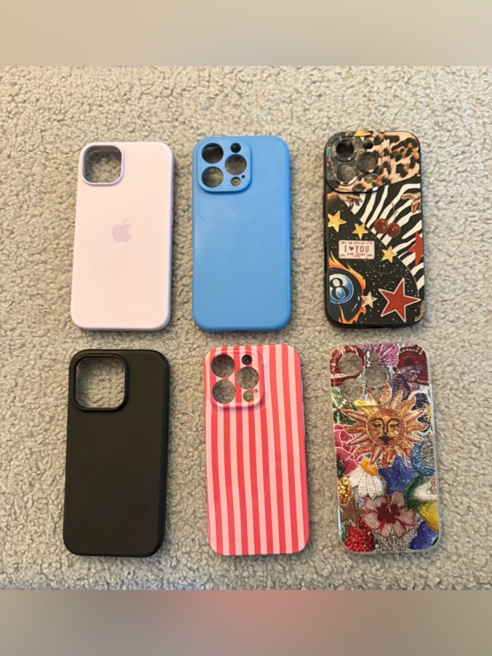 Lot of 6 iPhone 16 Pro Cases